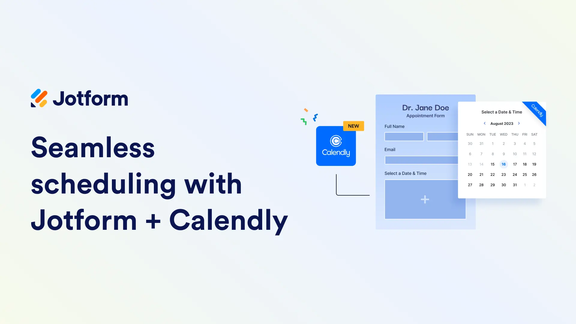 Partnership webinar cover: Seamless scheduling with Jotform + Calendly