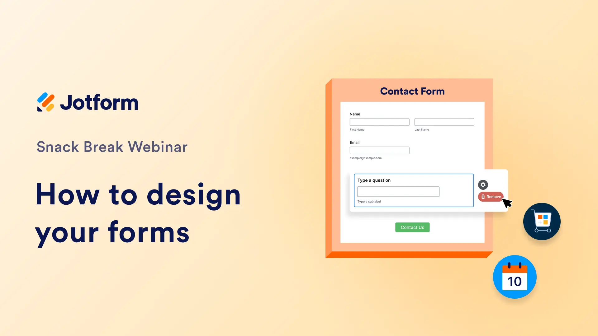 Regular webinar cover: How to design your forms
