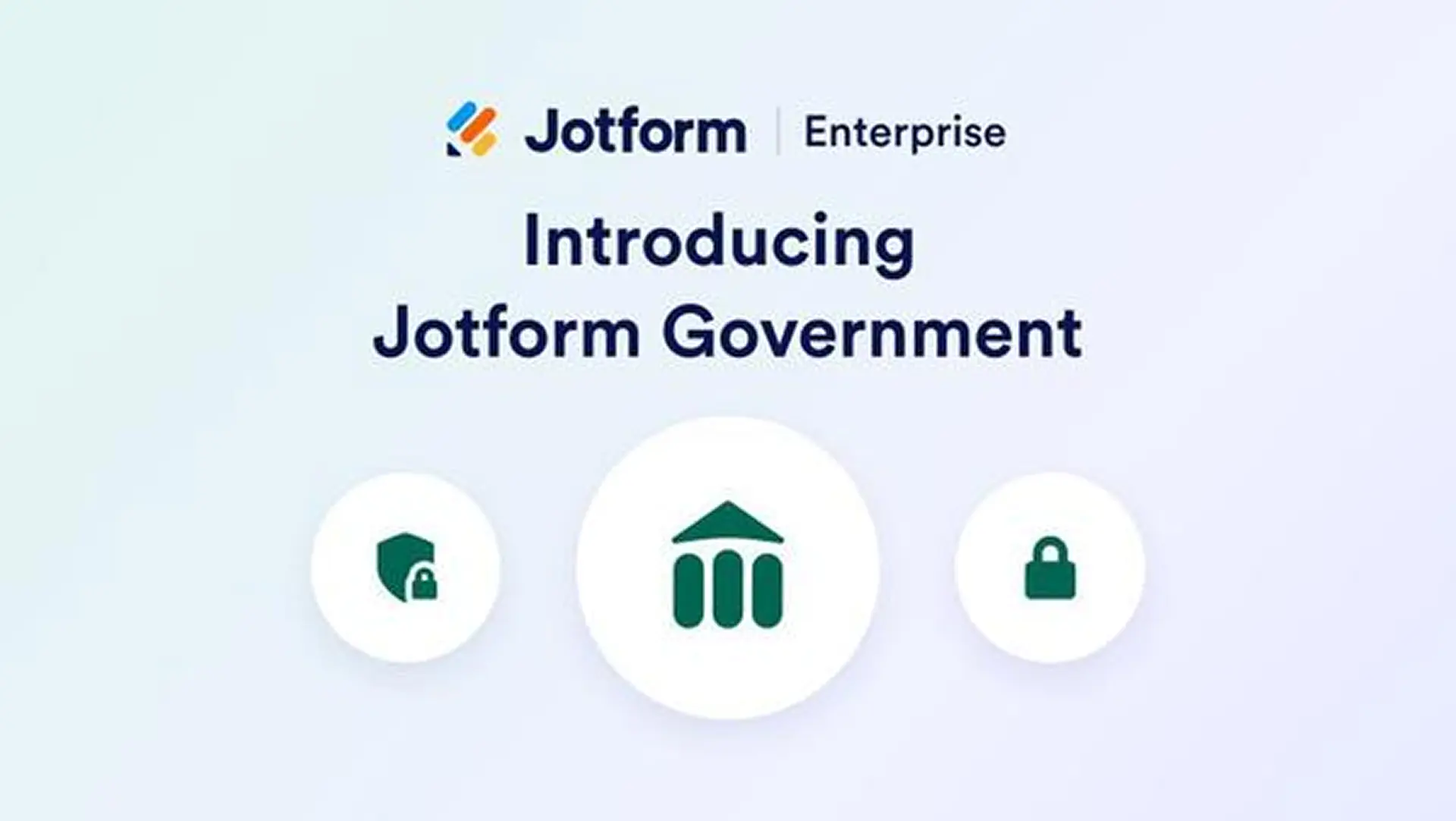 Enterprise webinar cover: Introducing Jotform Government