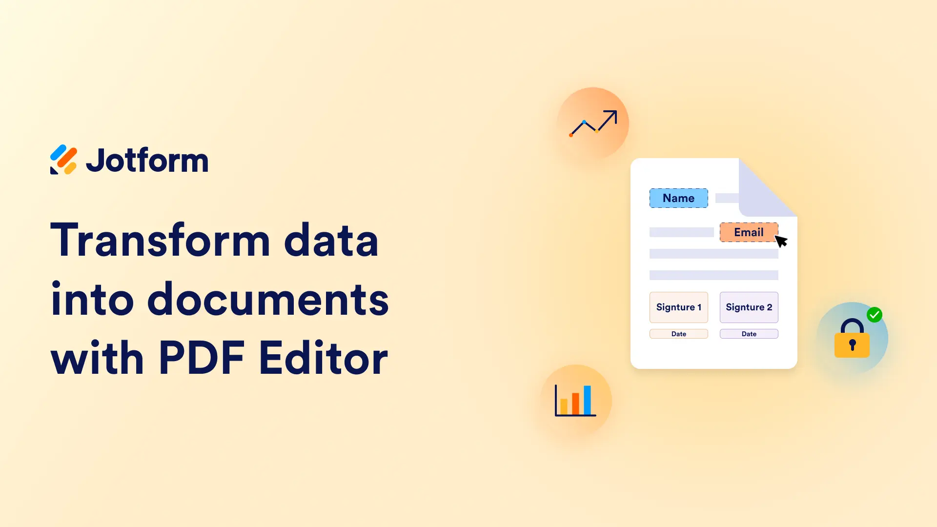 Webinar cover: Transform data into documents with PDF Editor